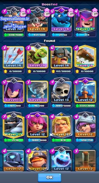 خرید و فروش اکانت کلش رویال