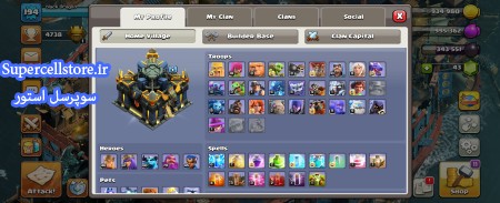 خرید و فروش اکانت کلش رویال