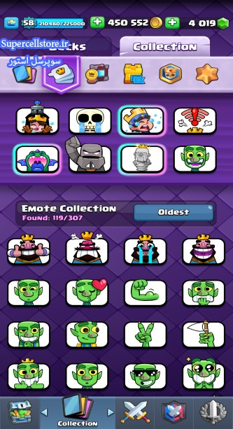 خرید و فروش اکانت کلش رویال