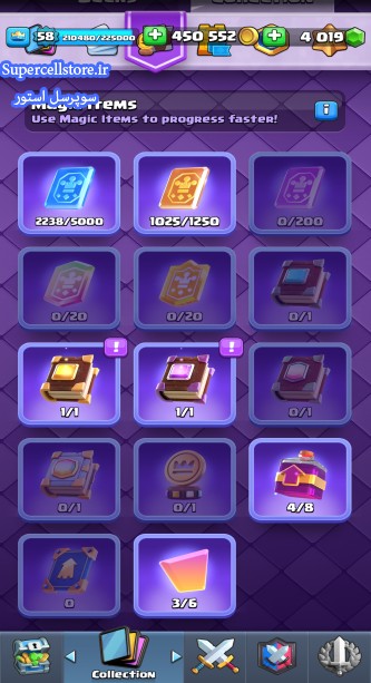 خرید و فروش اکانت کلش رویال