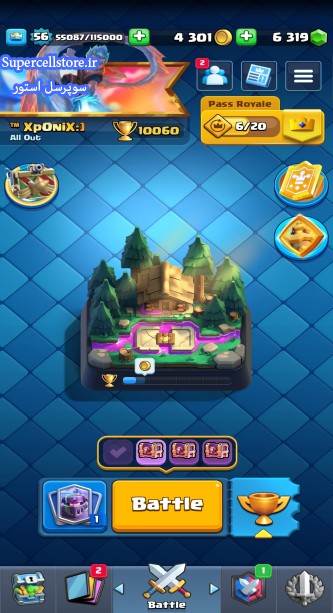 خرید و فروش اکانت کلش رویال