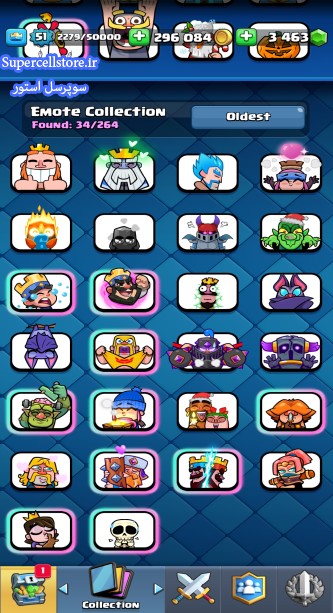 خرید و فروش اکانت کلش رویال