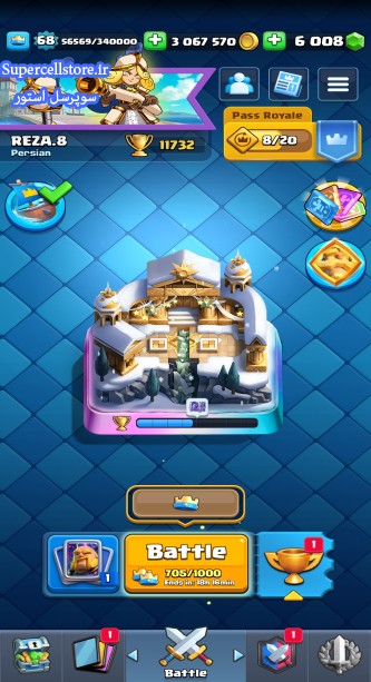 خرید و فروش اکانت کلش رویال