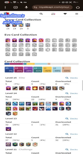 خرید و فروش اکانت کلش رویال