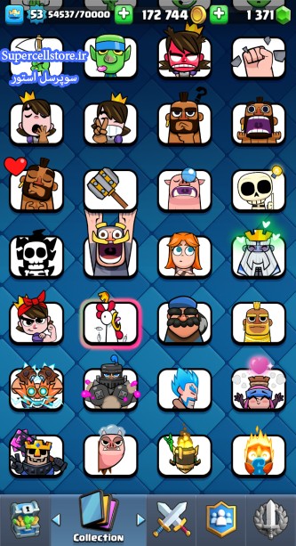 خرید و فروش اکانت کلش رویال