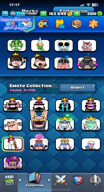 خرید و فروش اکانت کلش رویال