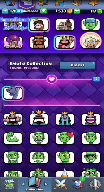 خرید و فروش اکانت کلش رویال