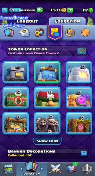 خرید و فروش اکانت کلش رویال