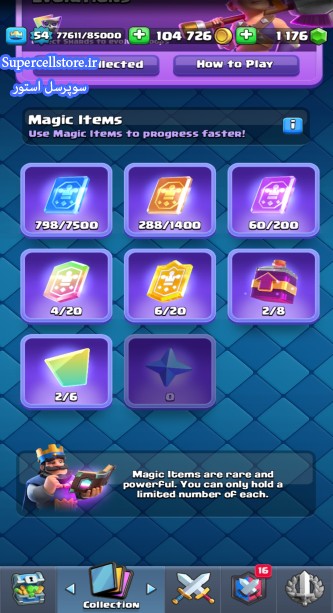 خرید و فروش اکانت کلش رویال