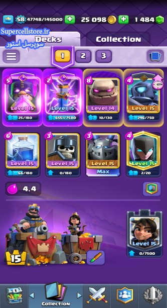 خرید و فروش اکانت کلش رویال